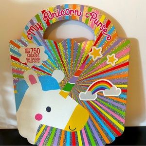 Kids My Unicorn Purse Activity Book w/Stickers NEW